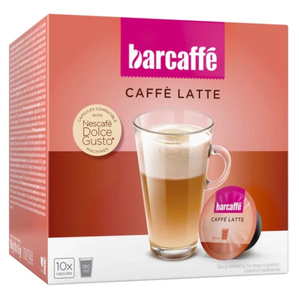 Kapsule PERFETTO Caffe latte 160g Barcaffe 0