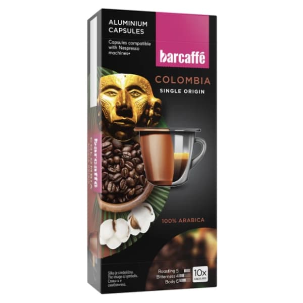Kapsule PERFETTO Kolumbija 55g Barcaffe 0