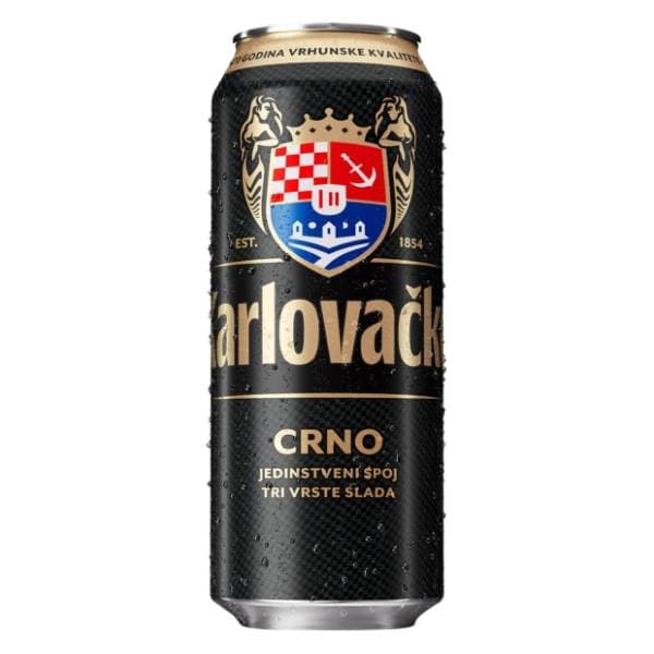 KARLOVAČKO Crno pivo limenka 0,5l 0