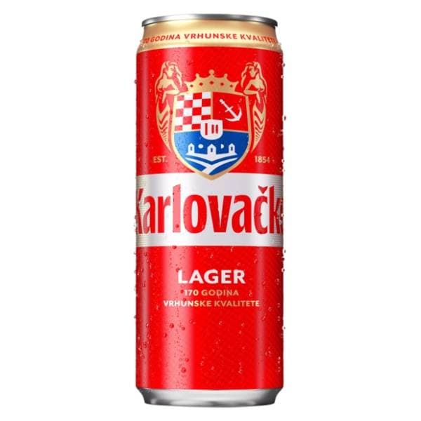 KARLOVAČKO Svijetlo pivo limenka 0,33l 0