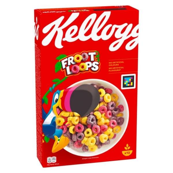 KELLOGG'S Froot Loops pahuljice 375g 0