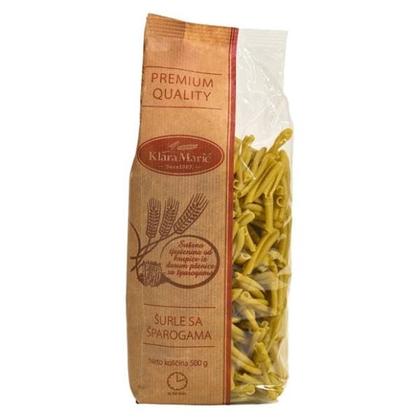 KLARA MARIĆ tjestenina šurle sa šparogama 500g 0