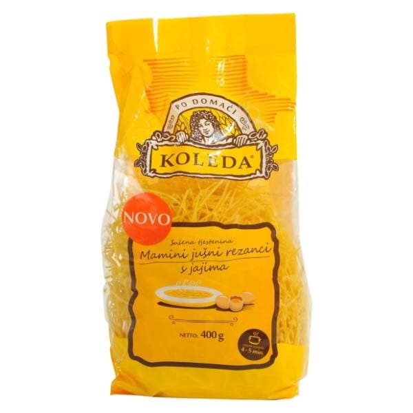 KOLEDA mamini jušni rezanci s jajima 400g 0