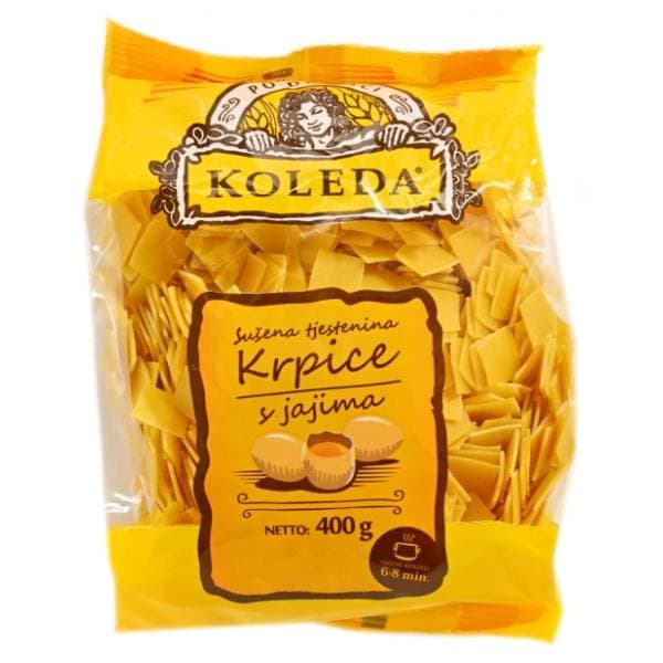 KOLEDA tjestenina krpice s jajima 400g 0