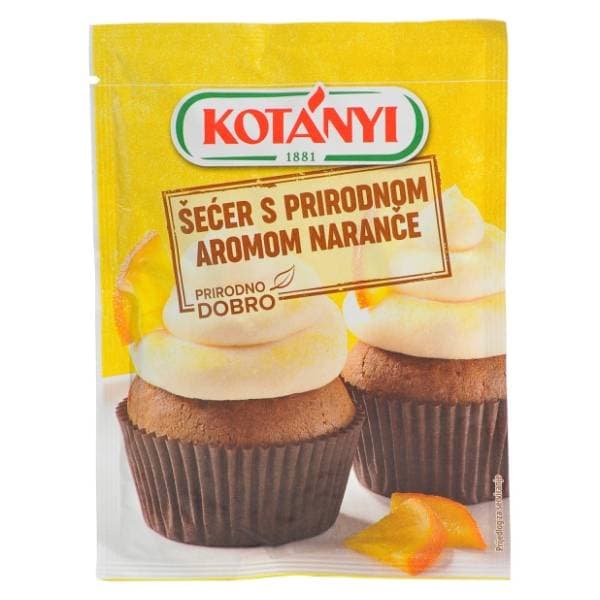 KOTANYI šećer s prirodnom aromom naranče 50g 0