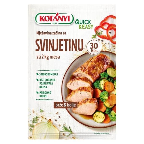 KOTANYI Quick & Easy mješavina začina za svinjetinu 30g 0