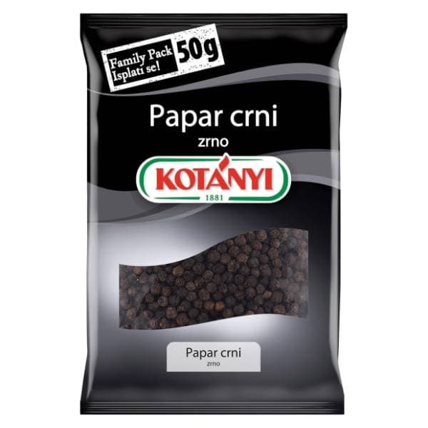 KOTANYI papar crni zrno 50g 0