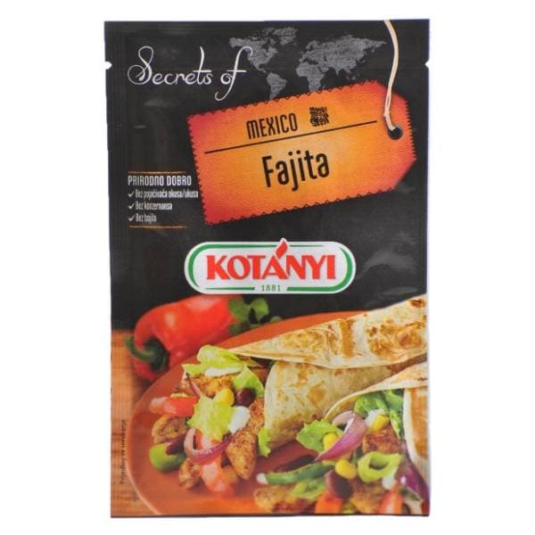 KOTANYI Secrets of Mexico Fajita dodatak jelima 40g 0
