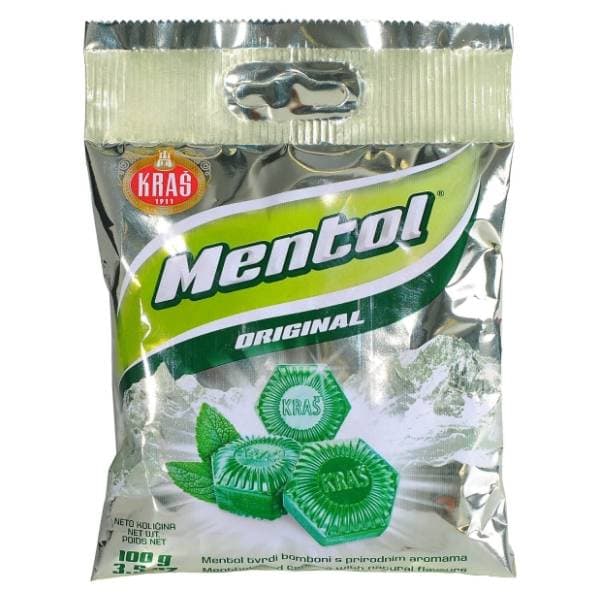 KRAŠ Original bomboni mentol 100g 0