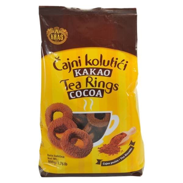 KRAŠ čajni kolutići kakao 800g 0