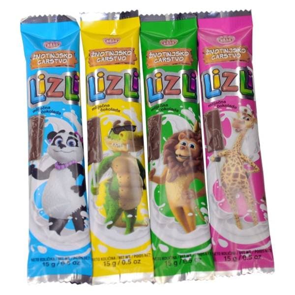 KRAŠ čokoladna lizalica životinjsko carstvo 15g 0