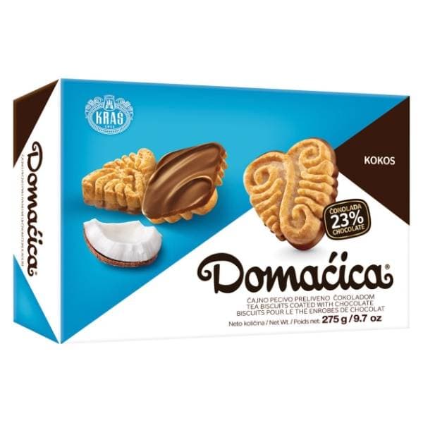 KRAŠ Domaćica čajno pecivo s kokosom 275g 0