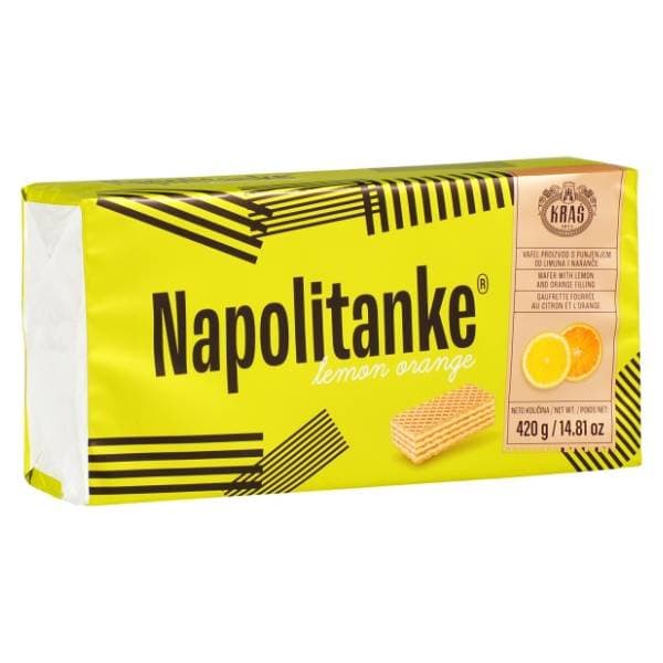 KRAŠ napolitanka lemon orange 420g 0