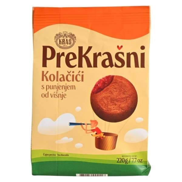 KRAŠ Prekrašni kolačići s punjenjem od višnje 220g 0