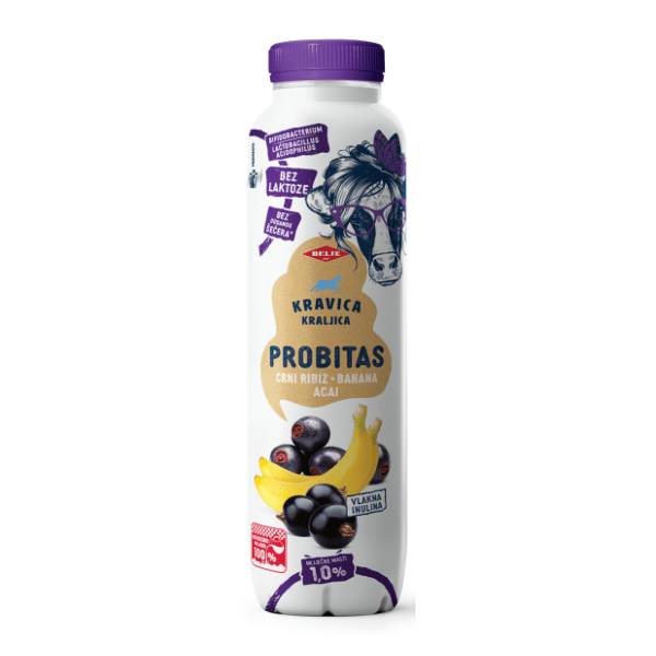KRAVICA KRALJICA Probitas crni ribiz banana acai 330g 0