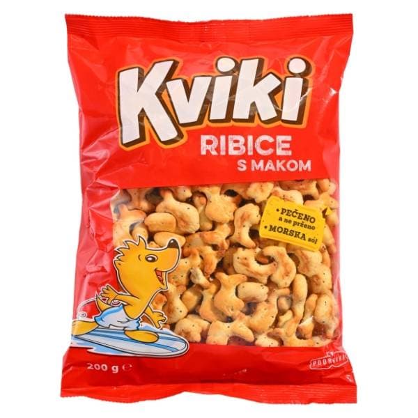 KVIKI ribice s makom 200g 0