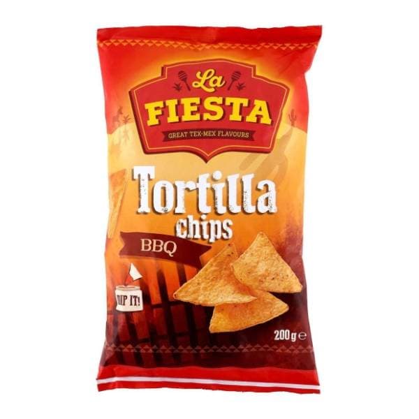 LA FIESTA tortilla čips BBQ 200g 0