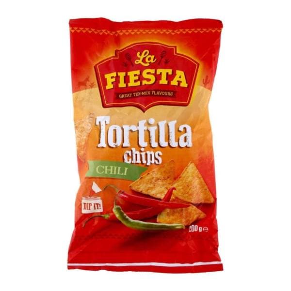 LA FIESTA tortilla čips čili 200g 0