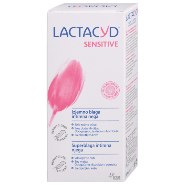 LACTACYD sensitive losion za intimnu njegu 200ml 0