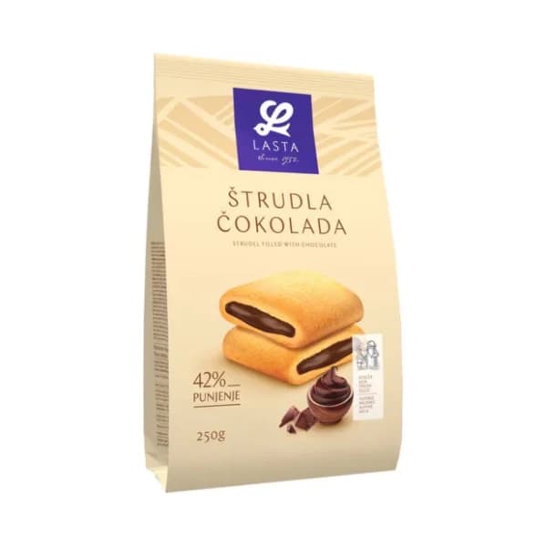 LASTA štrudla čokolada 250g 0