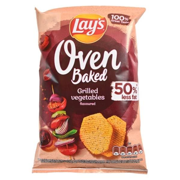 LAYS Oven baked čips grilled vegetables 110g 0