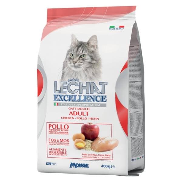 LECHAT Excellence adult hrana za mačke piletina 400g 0