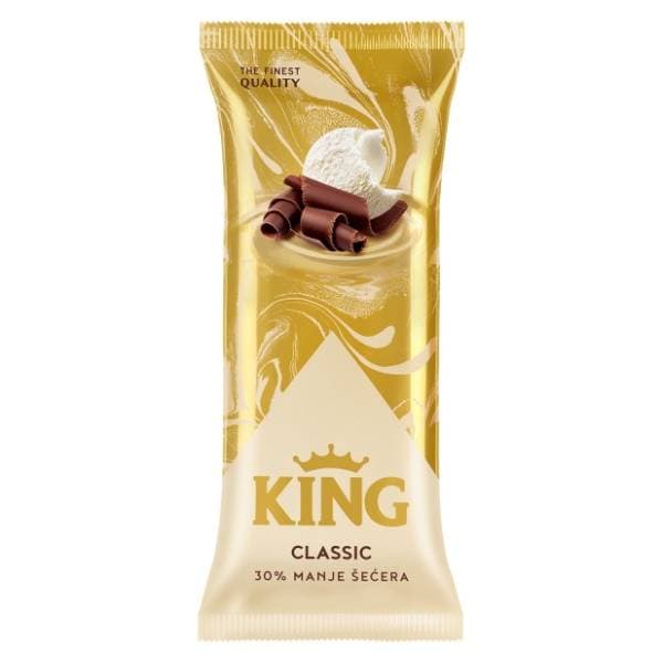 LEDO King classic sladoled 30% manje šećera štapić 100ml 0