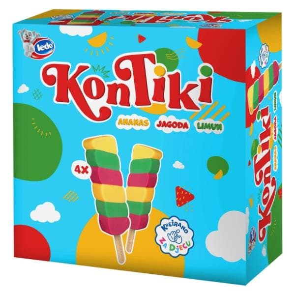 LEDO Kontiki sladoled štapić multipack 4x70ml 0