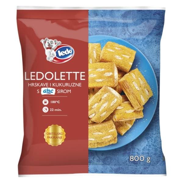 LEDO Ledolette kukuruzne abc sir 800g 0