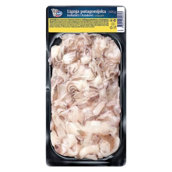 LEDO Lignja Patagonijska kolutići i krakovi 400g 0