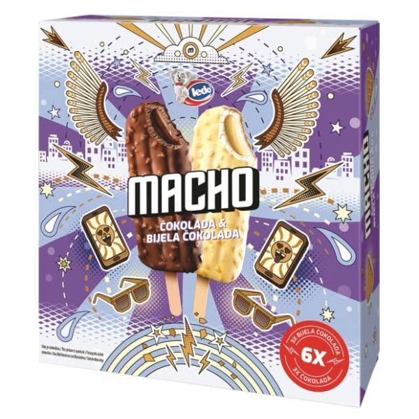 LEDO Macho sladoled multipack 6x75ml 0