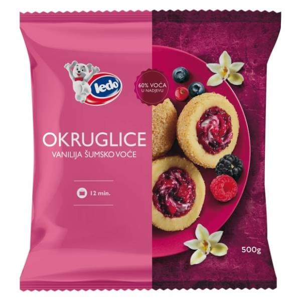 LEDO okruglice vanilija šumsko voće 500g 0