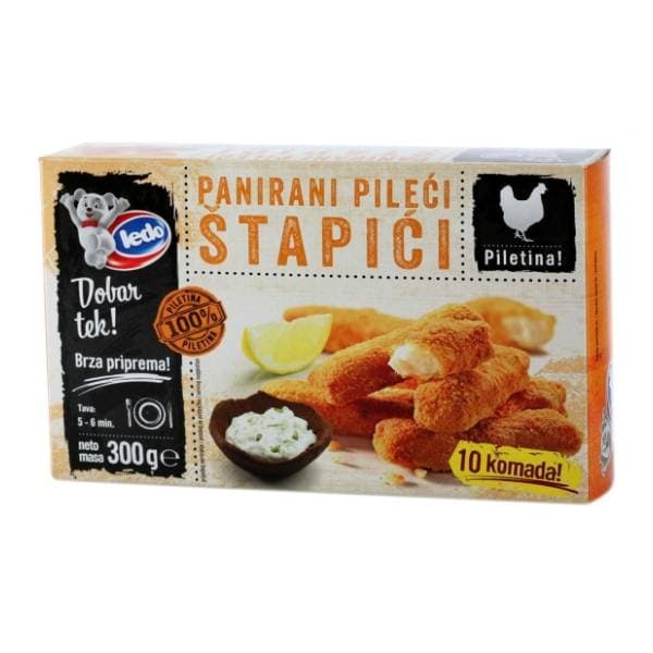 LEDO panirani pileći štapići 300g 0