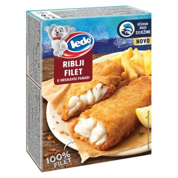 LEDO Riblji filet u hrskavoj panadi 240g 0