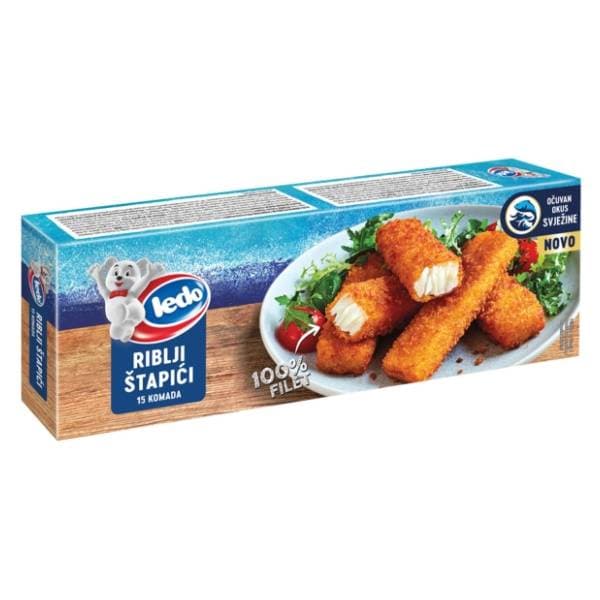 LEDO Riblji štapići 100% filet 450g 0