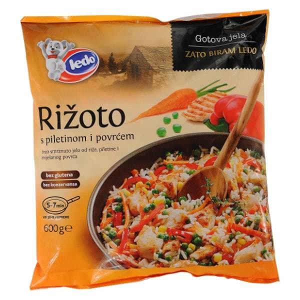 LEDO Rižoto s piletinom i povrćem 600g 0