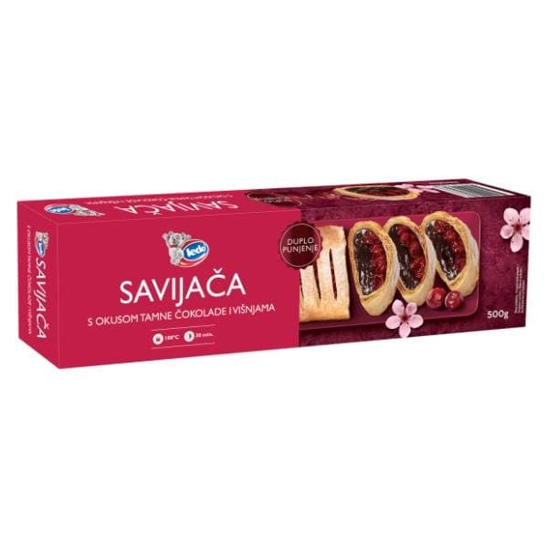 LEDO Savijača tamna čokolada višnja 500g 0