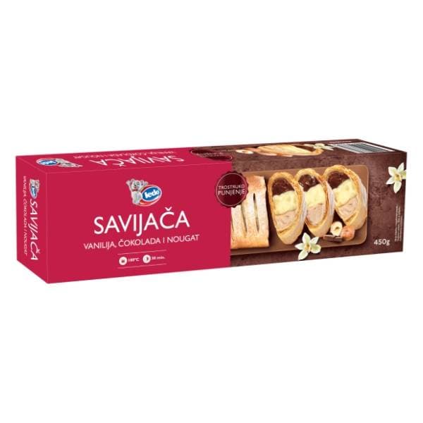 LEDO Savijača vanilija, čokolada i nougat 450g 0