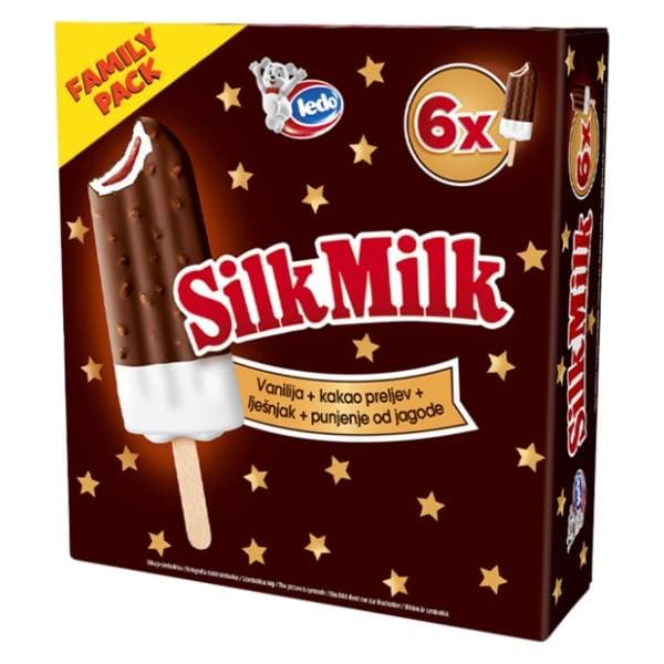LEDO Silk milk sladoled multipack 6x65ml 0