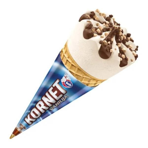 LEDO vanilija sladoled kornet 120ml 0