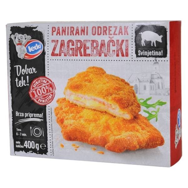 LEDO Zagrebački panirani odrezak 400g 0