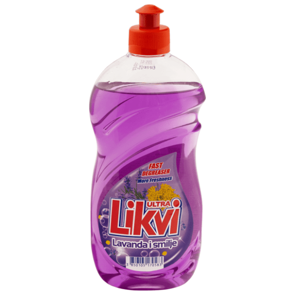 LIKVI deterdžent za suđe lavanda i smilje 450ml 0