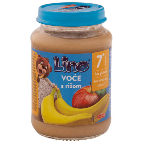 LINO kašica voće s rižom 190g 0