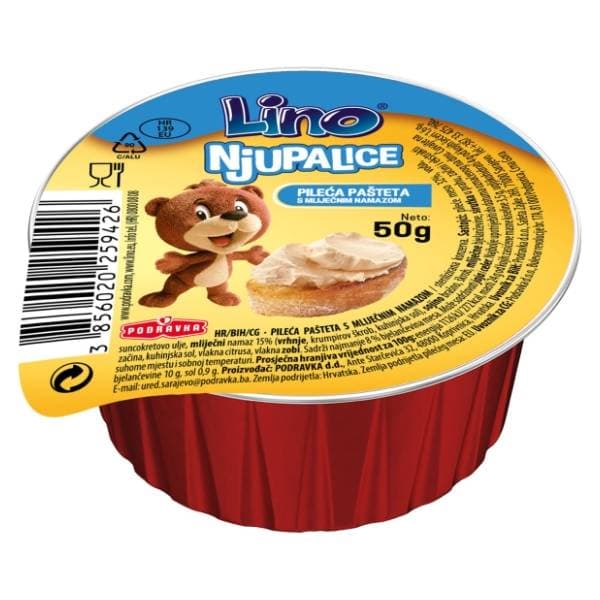 LINO Njupalice pileća Cream pašteta 50g 0