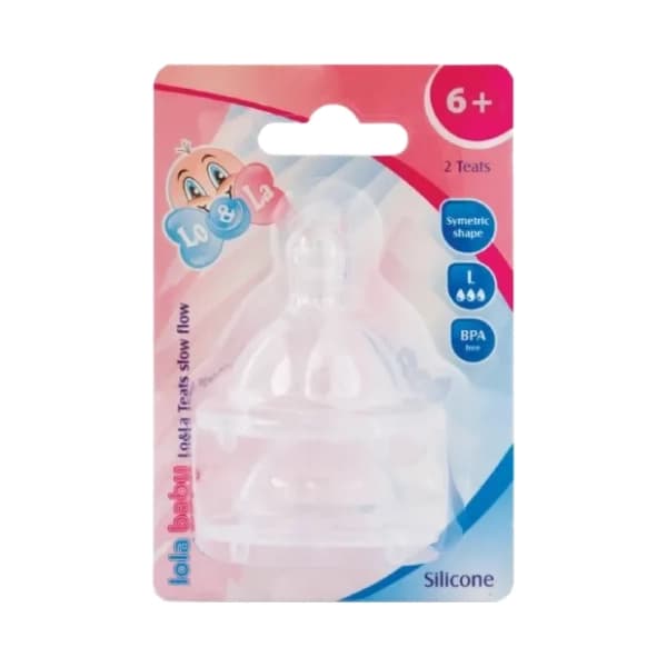 LO&LA silikonski sisač Gentle Flow L (6m+) 0