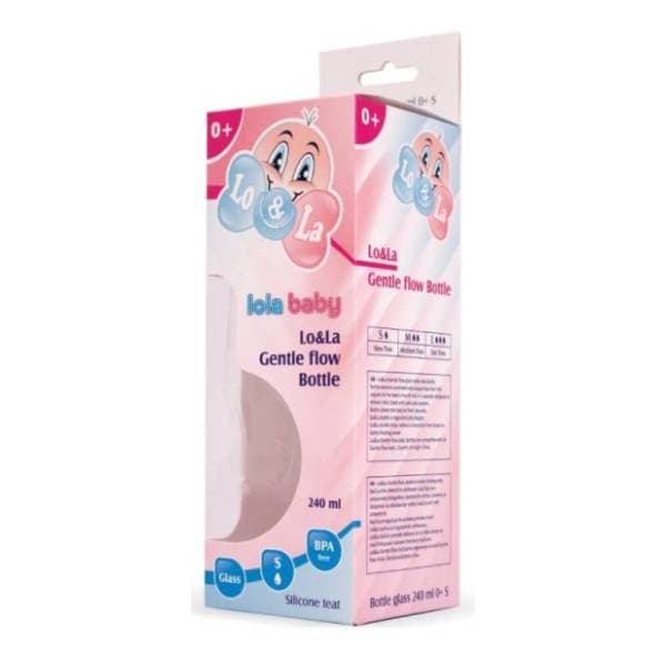LO&LA staklena bočica Gentle Flow 240ml 0