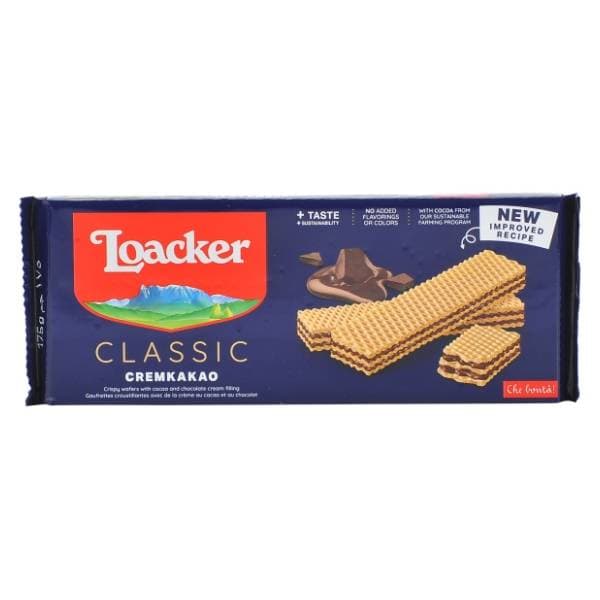 LOACKER Classic napolitanke kakao krem 175g 0