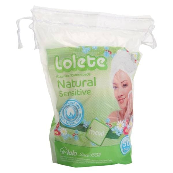 LOLETE Natural sensitive maxi blazinice 50kom 0