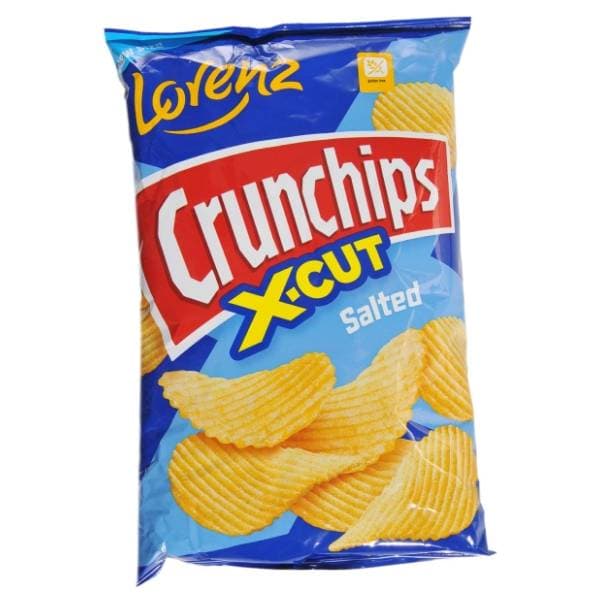 LORENZ Crunchips x-cut čips slani 130g 0