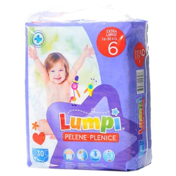 LUMPI pelene 6 XXL 30kom 0